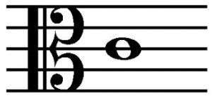 alto clef C